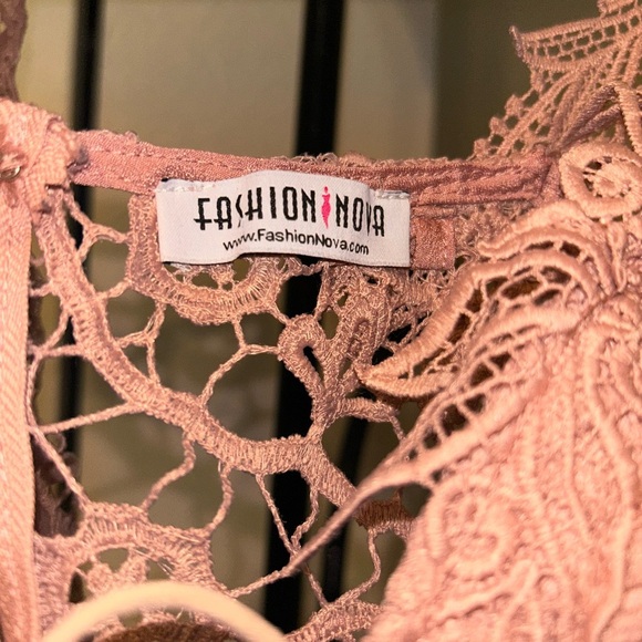 Fashion Nova Dressed Up For You Dress - Mauve Size M - Picture 3 of 5